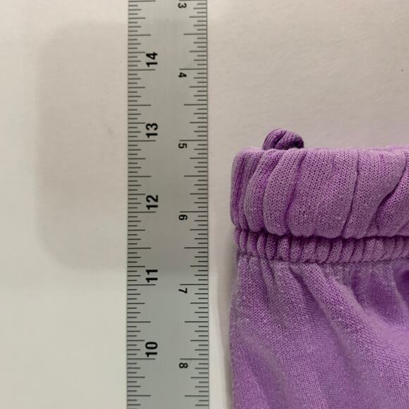 Aviator Nation M Womens 5 Stripe Sweatpants Neon Purple Pink Rainbow - Picture 9 of 10